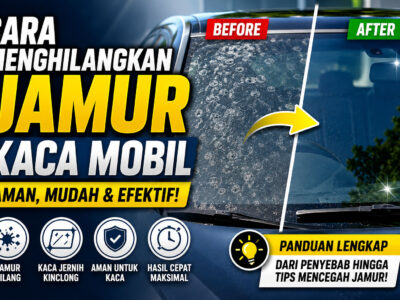 Cara Menghilangkan Jamur Kaca Mobil dengan Aman dan Efektif