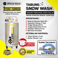 Tabung Salju Medium Stainless 304 IKAME