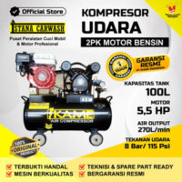 Kompresor Udara IKAME 2 PK Mesin Bensin