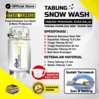 Tabung Salju Mini Stainless 304 IKAME
