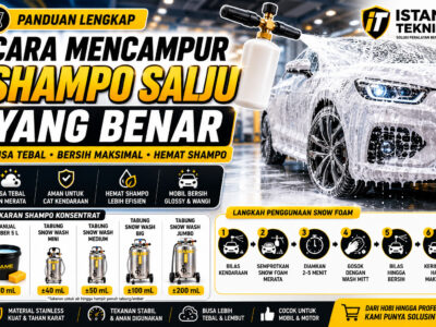 Cara Mencampur Shampo Salju yang Benar agar Busa Melimpah dan Hasil Cuci Maksimal