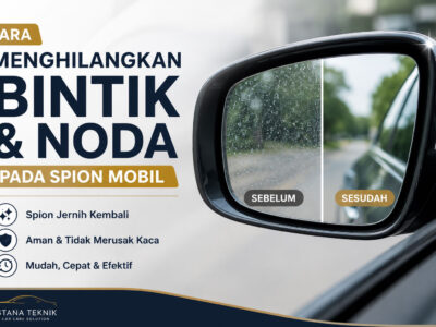 Cara Menghilangkan Bintik dan Noda pada Spion Mobil dengan Mudah
