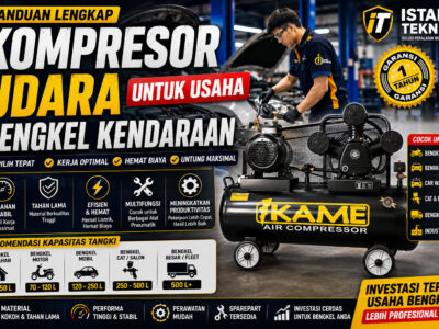 Kompresor Udara untuk Usaha Bengkel Kendaraan: Panduan Memilih agar Investasi Tidak Salah