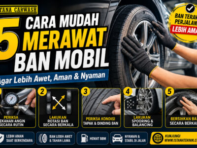 5 Cara Mudah Merawat Ban Mobil Agar Tetap Awet dan Nyaman Berkendara