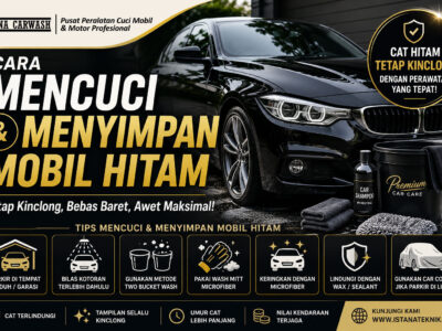 Cara Mencuci dan Menyimpan Mobil Hitam Agar Cat Tetap Mengilap