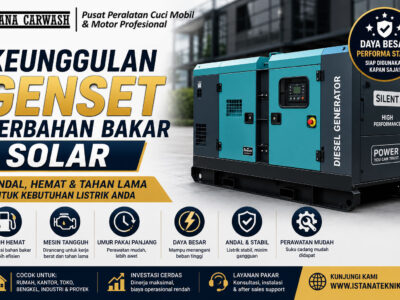Keunggulan Genset Berbahan Bakar Solar untuk Kebutuhan Listrik Cadangan