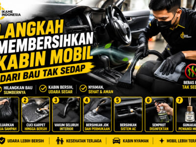 Langkah Membersihkan Kabin Mobil dari Bau Tak Sedap agar Tetap Segar dan Nyaman