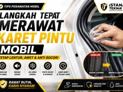 Langkah Tepat Merawat Karet Pintu Mobil agar Tetap Lentur dan Tahan Lama