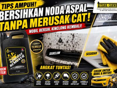Tips Ampuh Membersihkan Noda Aspal pada Mobil Tanpa Merusak Cat